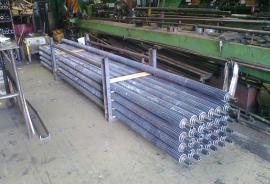 Tubos AFR90/38 en Ø38 x 4 calidad SA192 con aleta de fundido calidad GG20 DIN1691 para Dow Chemical Ibérica S.L.